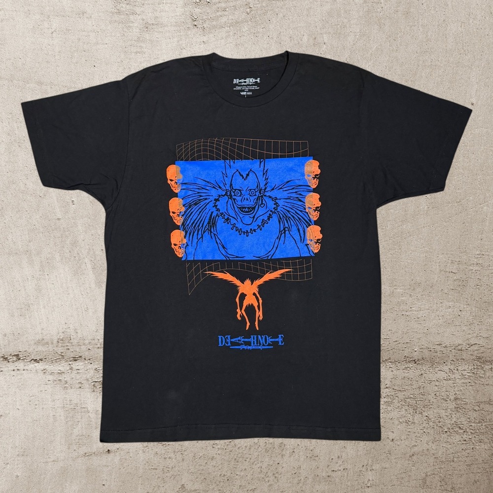 Death Note Ryuk‎ Graphic T-Shirt Adult Large Black Anime Manga Character Tee